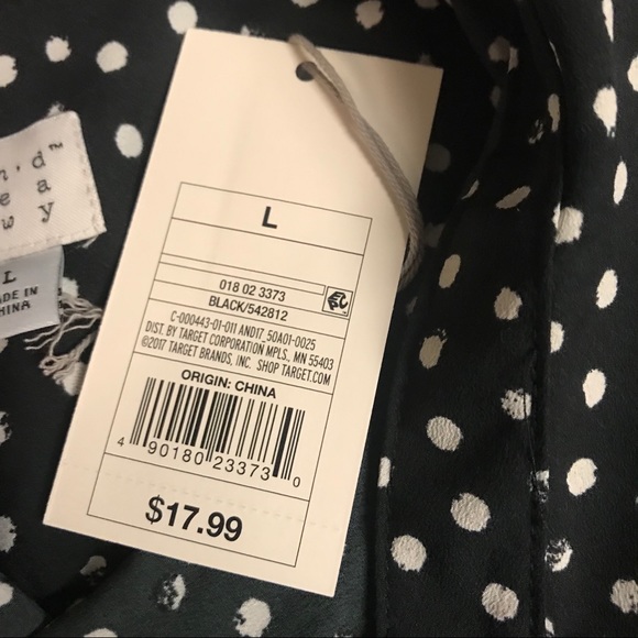 A New Day *NWT* Tie Front Blouse - Picture 8 of 8